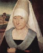 Hans Memling Portrait of an old woman. painting